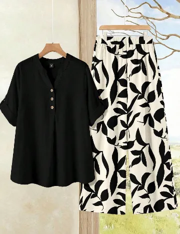 Compleu SHEIN CURVE, negru