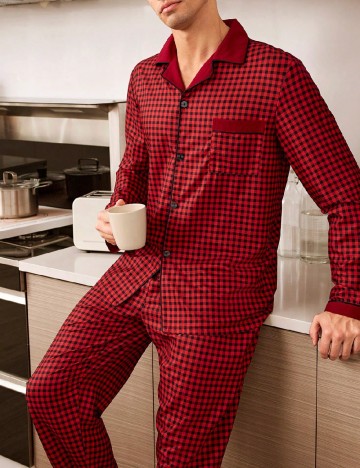 Pijama SHEIN, rosu