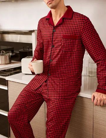 Pijama SHEIN, rosu