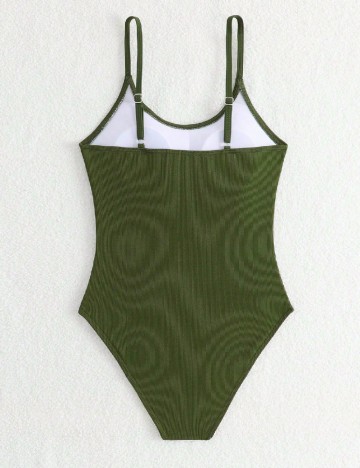 Costum de baie Shein Kids, verde