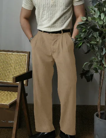 Pantaloni SHEIN, maro