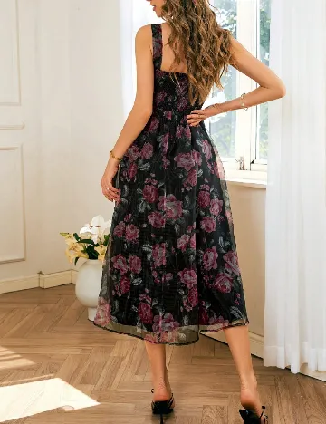 Rochie medie SHEIN, floral print
