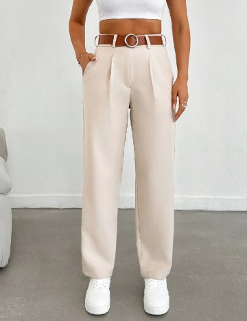 Pantaloni SHEIN, crem
