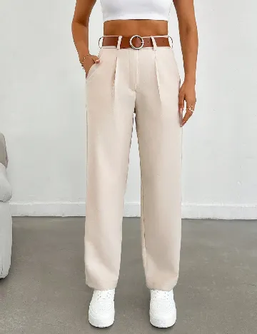 Pantaloni SHEIN, crem