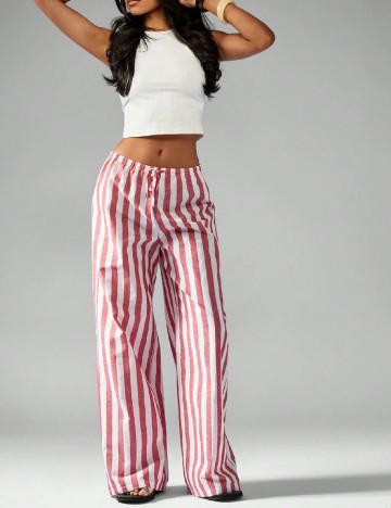 Pantaloni Missguided, rosu