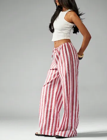 Pantaloni Missguided, rosu