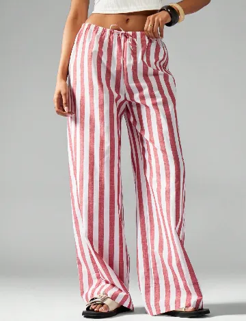 Pantaloni Missguided, rosu