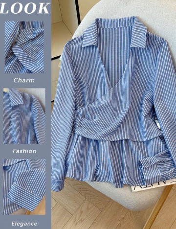 Bluza SHEIN, albastru