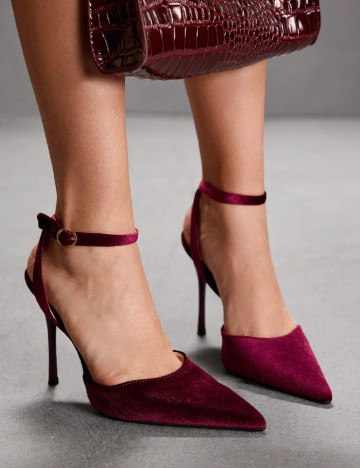 Pantofi Cuccoo, burgundy