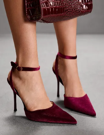 Pantofi Cuccoo, burgundy
