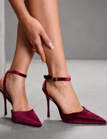 Pantofi Cuccoo, burgundy