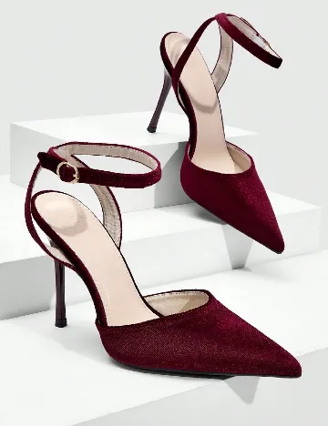 Pantofi Cuccoo, burgundy
