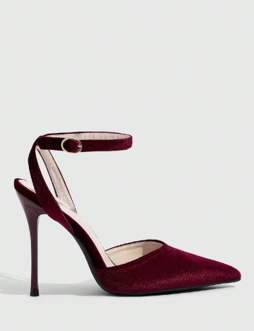 Pantofi Cuccoo, burgundy