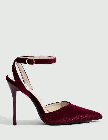 Pantofi Cuccoo, burgundy
