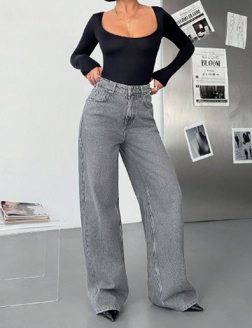 Blugi SHEIN, gri