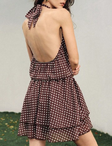 Rochie scurta SHEIN, maro