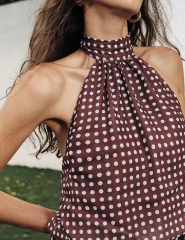 Rochie scurta SHEIN, maro