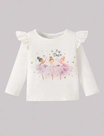 Set bluze 4 bucati Shein Kids, alb/mov