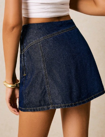 Fusta pantalon SHEIN, albastru