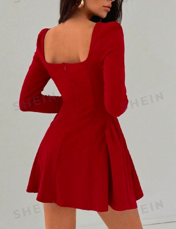 Rochie scurta SHEIN, rosu