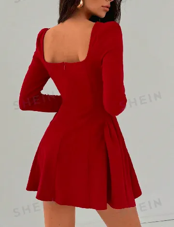 Rochie scurta SHEIN, rosu
