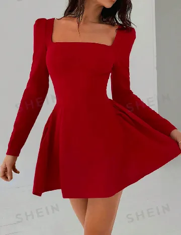 Rochie scurta SHEIN, rosu