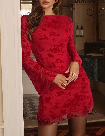 Rochie scurta SHEIN, rosu