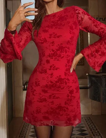 Rochie scurta SHEIN, rosu
