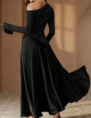 Rochie lunga Anewsta, negru