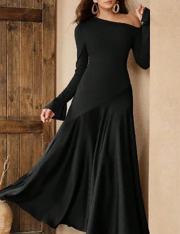 Rochie lunga Anewsta, negru