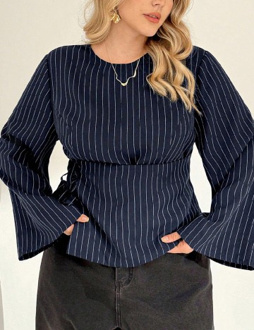 Bluza SHEIN CURVE, bleumarin