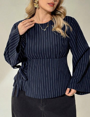 Bluza SHEIN CURVE, bleumarin