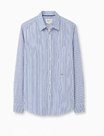 Camasa Pepe Jeans, albastru/alb