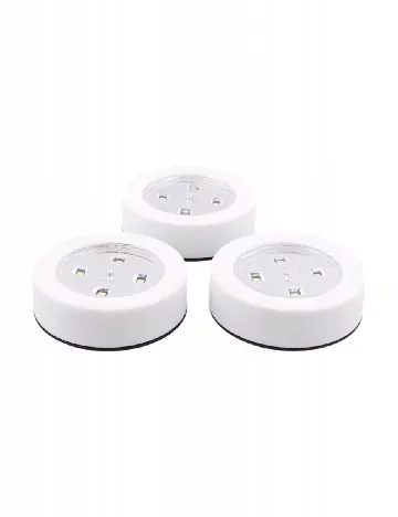 Set lampi LED 3 bucati ACTION, alb