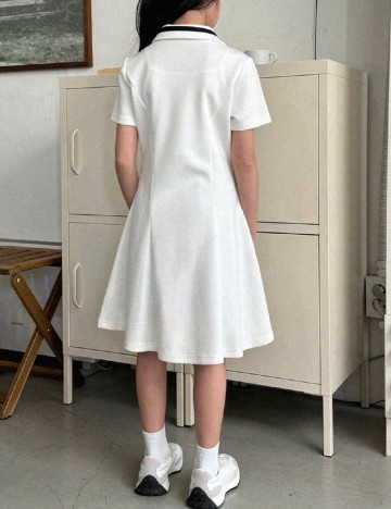 Rochie Dazy Kids, alb