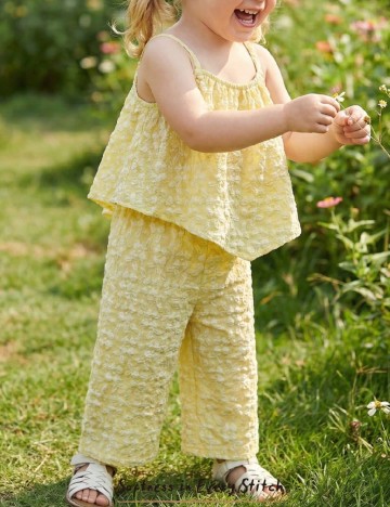 Compleu Cozy Pixies, galben