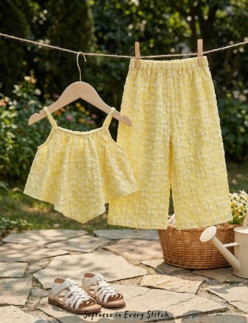 Compleu Cozy Pixies, galben