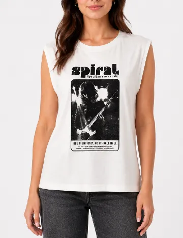 Maiou Pepe Jeans, alb