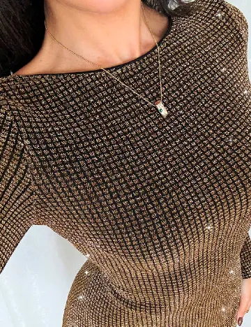 Rochie scurta SHEIN, maro