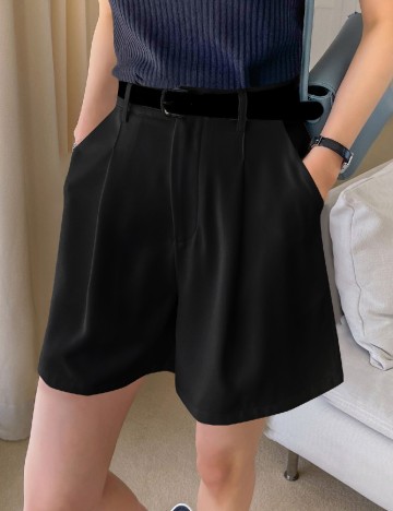 Pantaloni scurti Dazy, negru