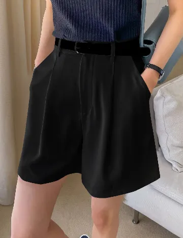 Pantaloni scurti Dazy, negru