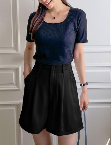 Pantaloni scurti Dazy, negru