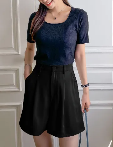 Pantaloni scurti Dazy, negru