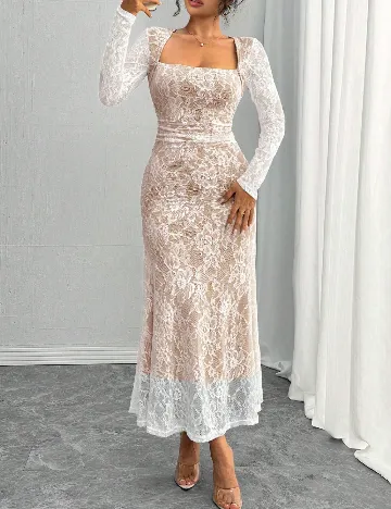 Rochie lunga SHEIN, alb