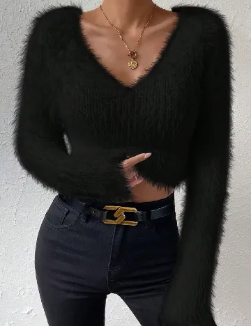 Pulover SHEIN, negru