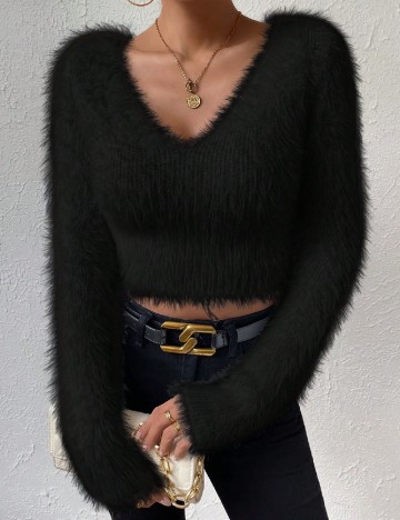 Pulover SHEIN, negru