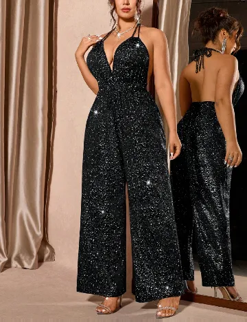 Salopeta SHEIN CURVE, negru