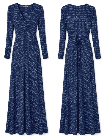 Rochie lunga Pepe Jeans, bleumarin