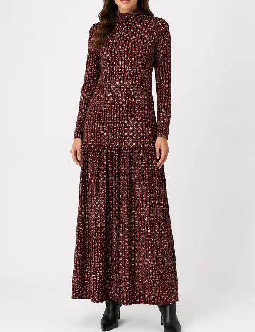 Rochie lunga Pepe Jeans, rosu