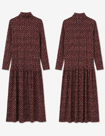 Rochie lunga Pepe Jeans, rosu